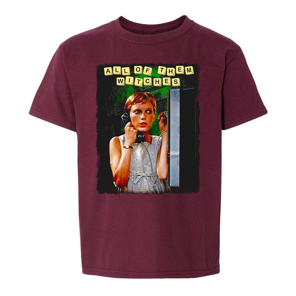 Kids T-Shirt - J1XZKQE1 - Maroon - 14