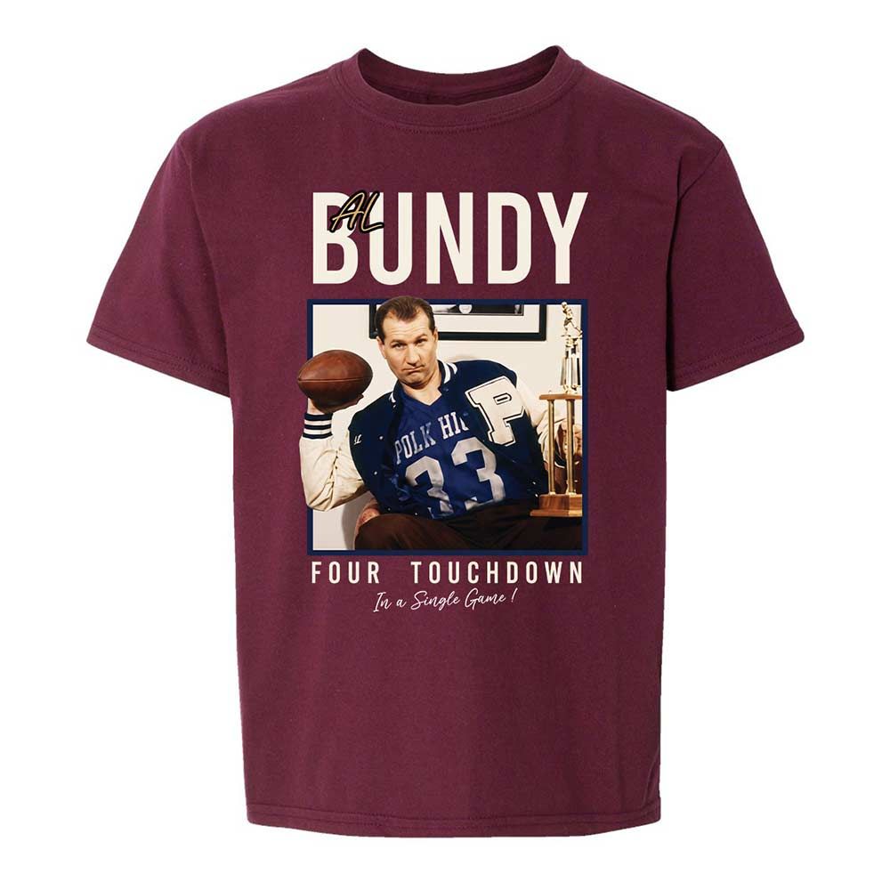 Kids T-Shirt - 7H6SSYJS - Maroon - 14