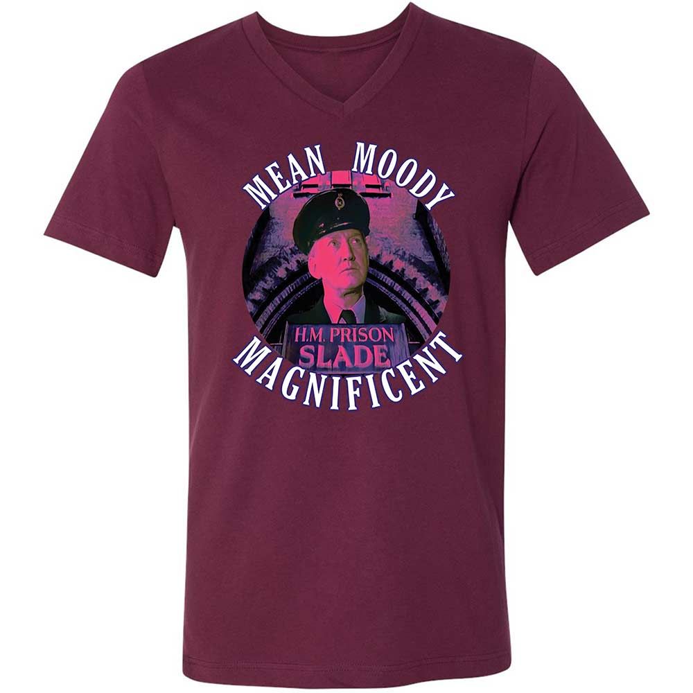 Unisex V-Neck T-Shirt - NR27ARMS - Maroon - 14