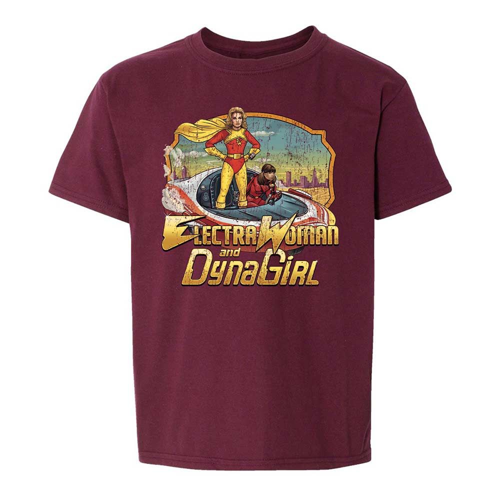 Kids T-Shirt - ADVFLRJN - Maroon - 14