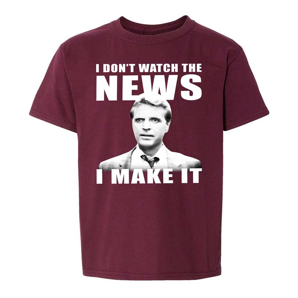 Kids T-Shirt - VTYGSLFZ - Maroon - 14