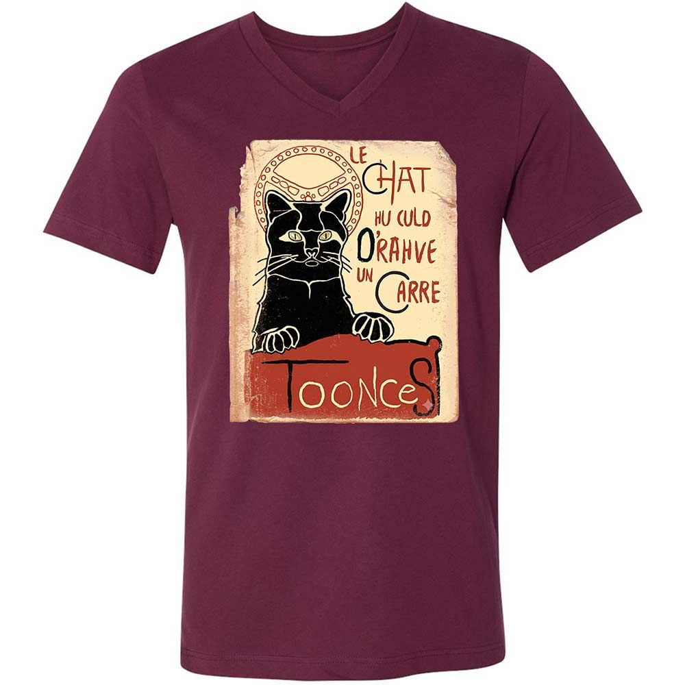 Toonces - Le Chat Noir - Maroon - 14