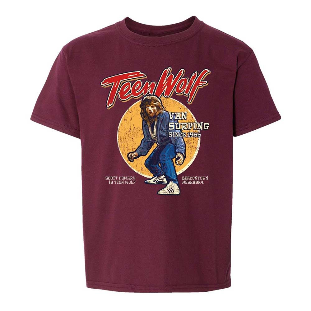 Kids T-Shirt - SUFGNHVG - Maroon - 14