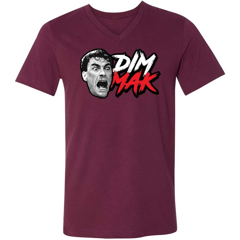 Unisex V-Neck T-Shirt - FYADXPL4 - Maroon - 14