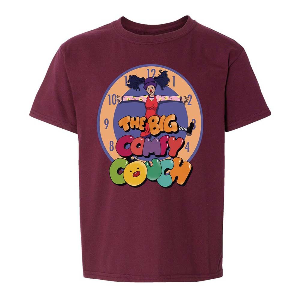 Kids T-Shirt - YP9U4ZDM - Maroon - 14