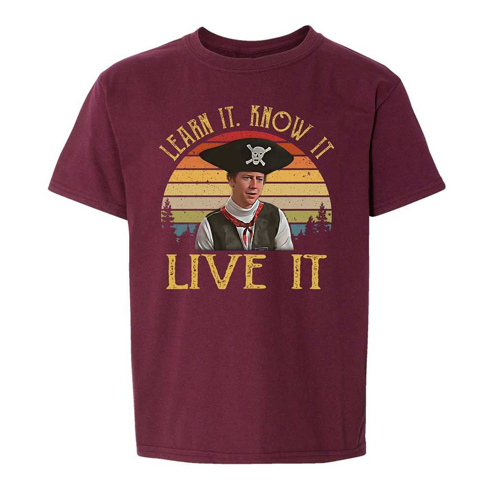 Kids T-Shirt - H2A1U31Q - Maroon - 14