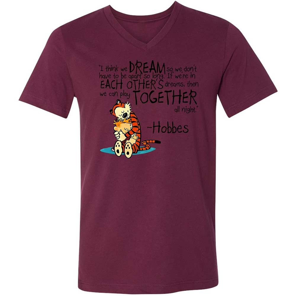 Calvin Hobbes Dreams - Maroon - 14