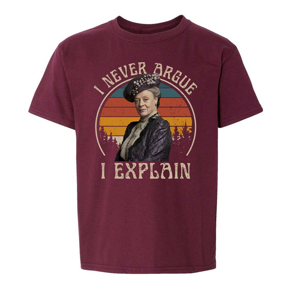 Kids T-Shirt - K2XE43P6 - Maroon - 14