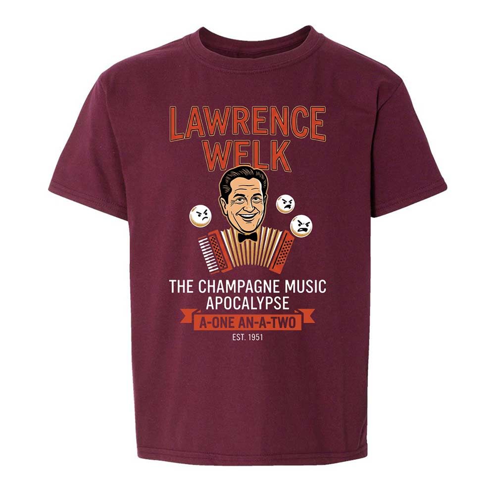 Kids T-Shirt - PGDHRVT3 - Maroon - 14