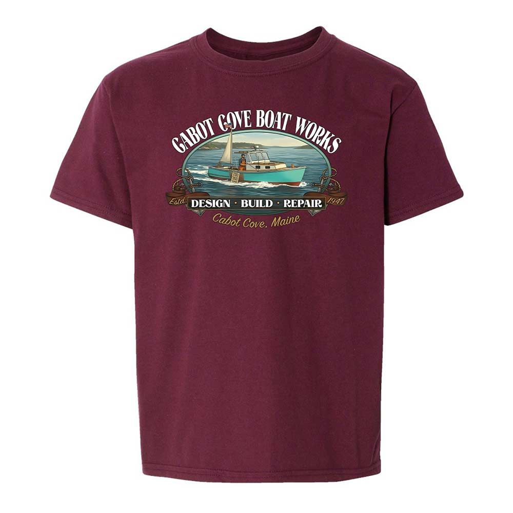 Kids T-Shirt - YX5R8UBS - Maroon - 14