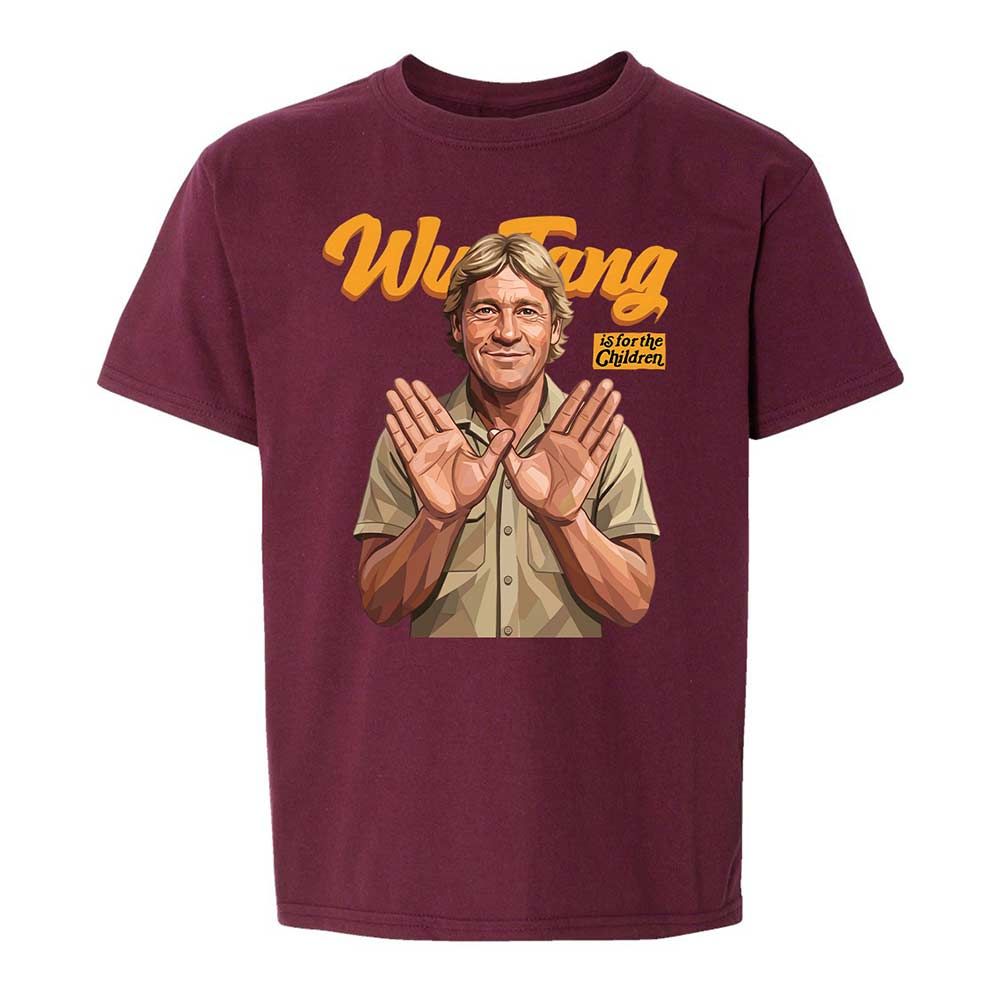 Steve Irwin or the Children - Maroon - 14