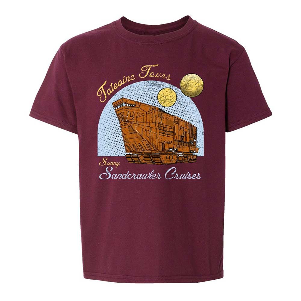 Kids T-Shirt - X9UVFXZB - Maroon - 14