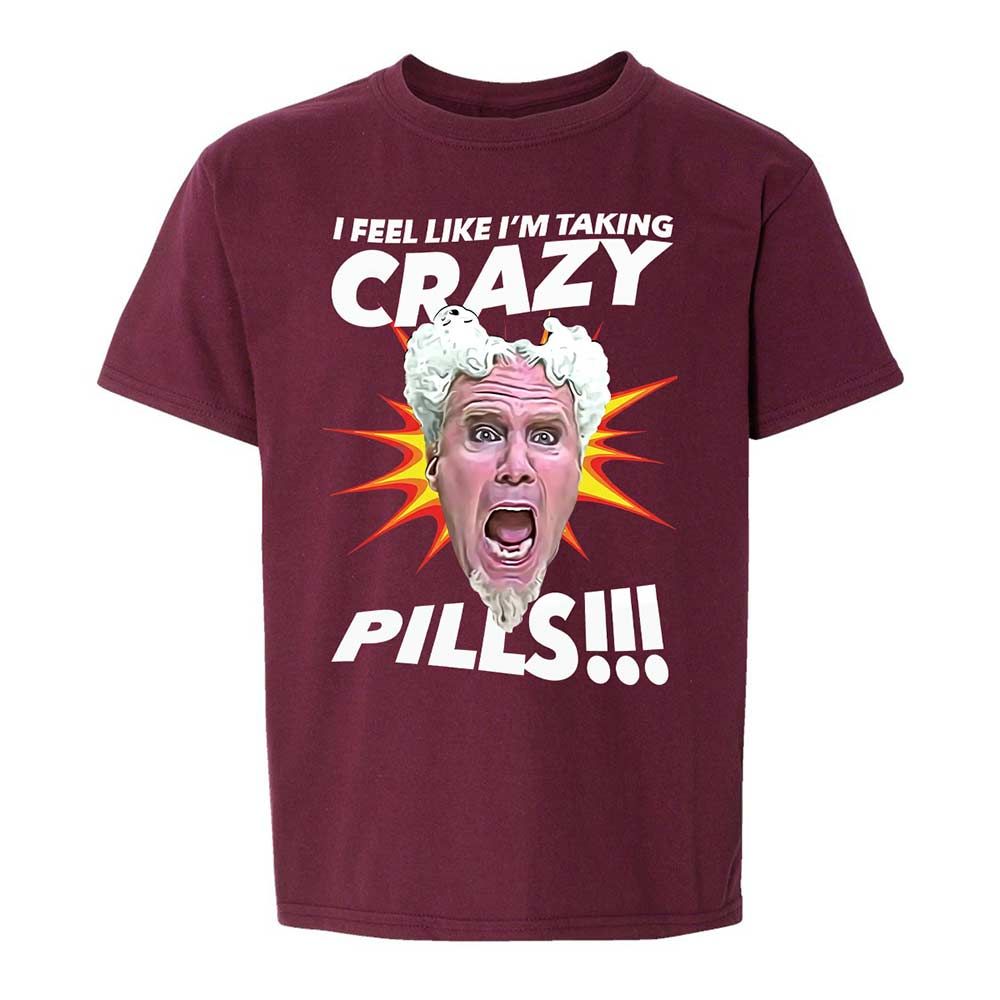 Kids T-Shirt - 44JFRFFX - Maroon - 14