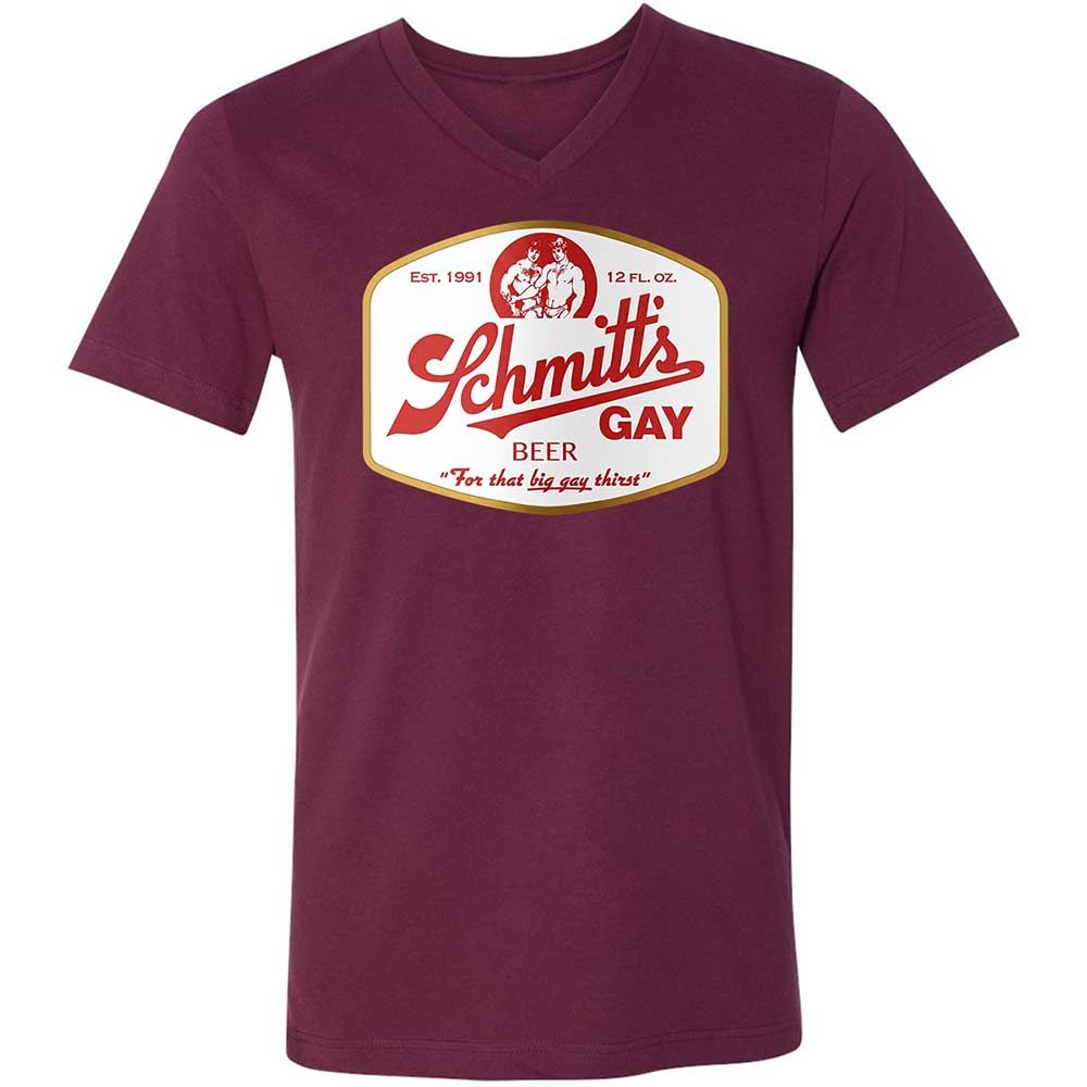 Schmitt's Gay Beer - Maroon - 14