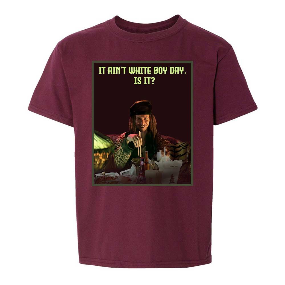 Kids T-Shirt - DQQCUFPQ - Maroon - 14