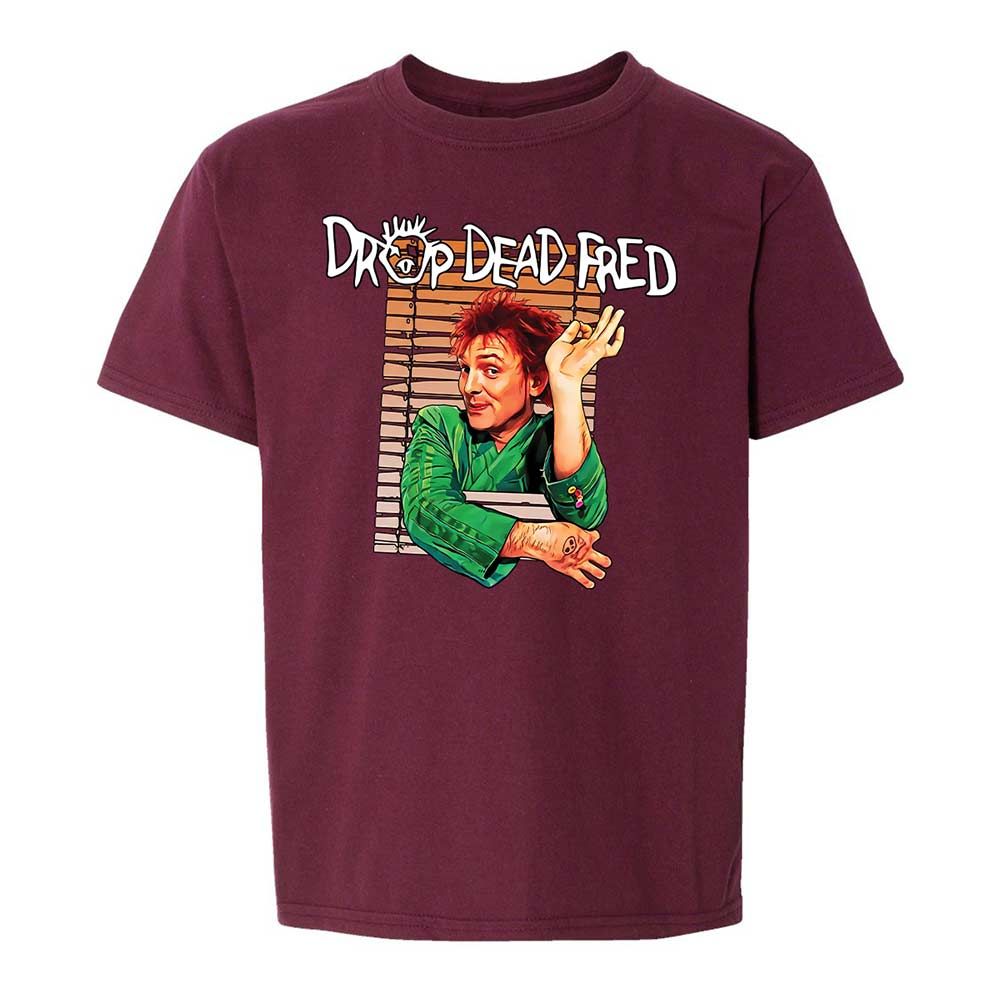 Funny Man Drop Dead Fred - Maroon - 14