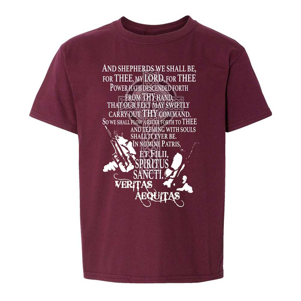 Kids T-Shirt - 8P1GY74K - Maroon - 14