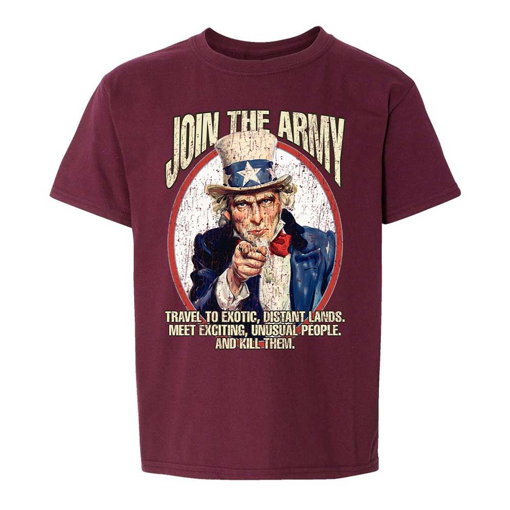 Join The Army - Maroon - 14