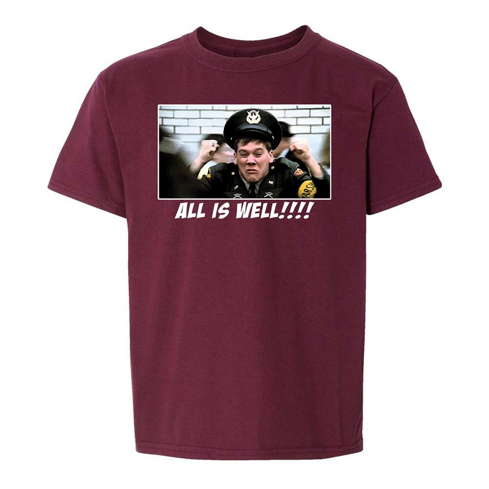 Kids T-Shirt - 17ZPZSSV - Maroon - 14