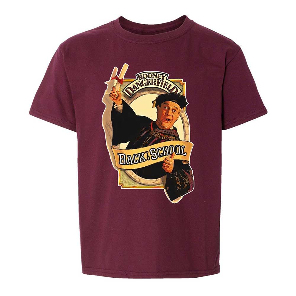 Kids T-Shirt - 6RYDGYGR - Maroon - 14