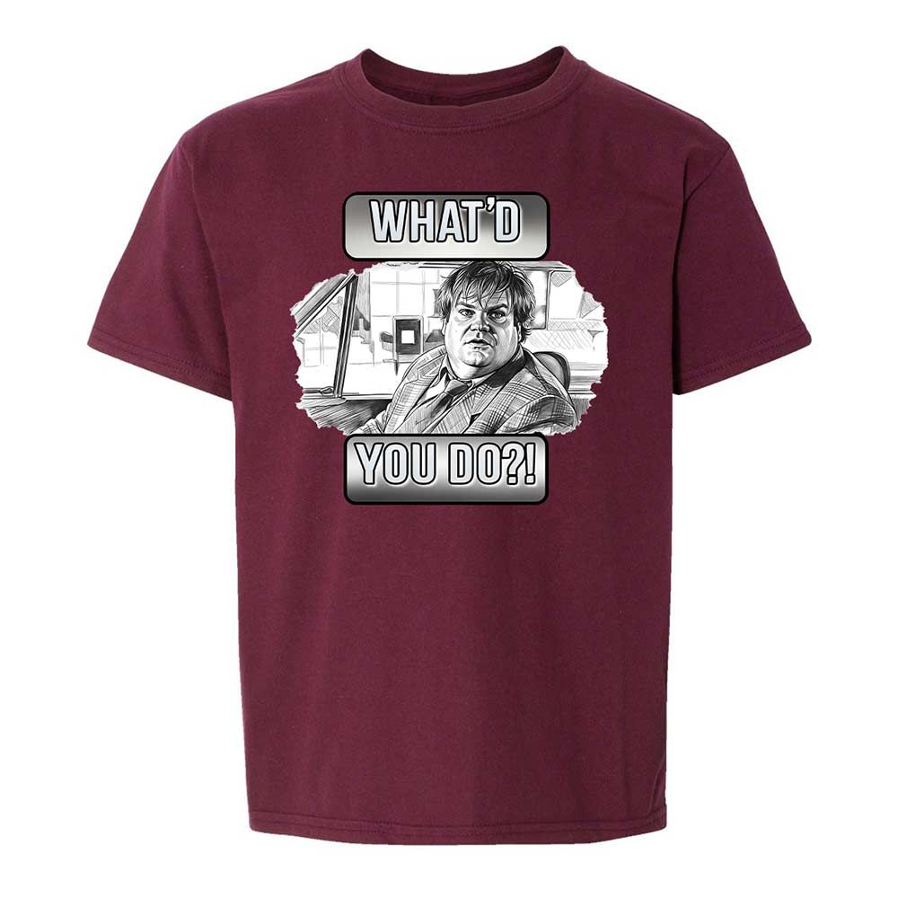 Kids T-Shirt - XFMGCFE8 - Maroon - 14