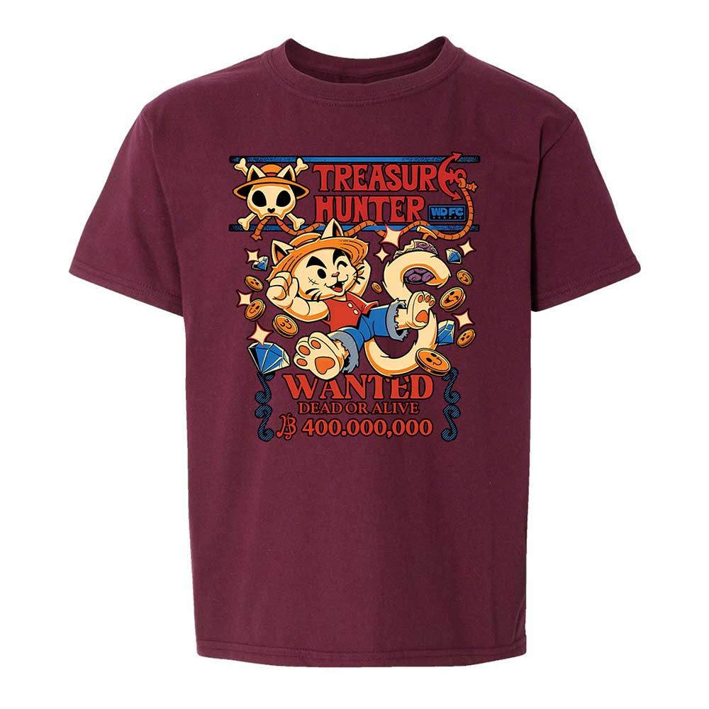 Kids T-Shirt - C8E7F1JP - Maroon - 14