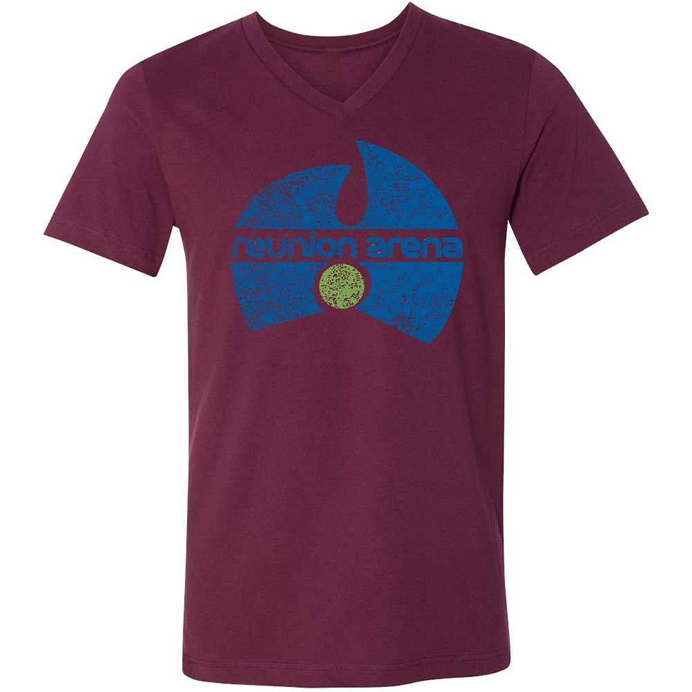 Unisex V-Neck T-Shirt - WT24CTY9 - Maroon - 14