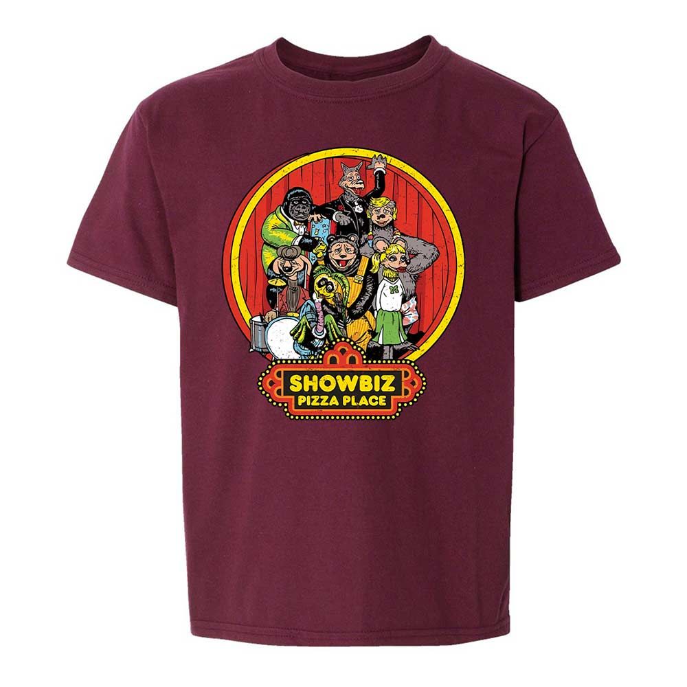 Kids T-Shirt - WNCL7FH6 - Maroon - 14