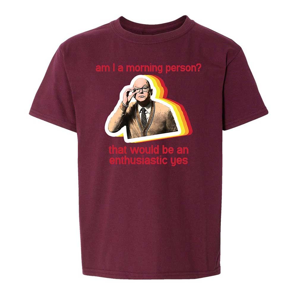 Kids T-Shirt - YXPE3KQW - Maroon - 14