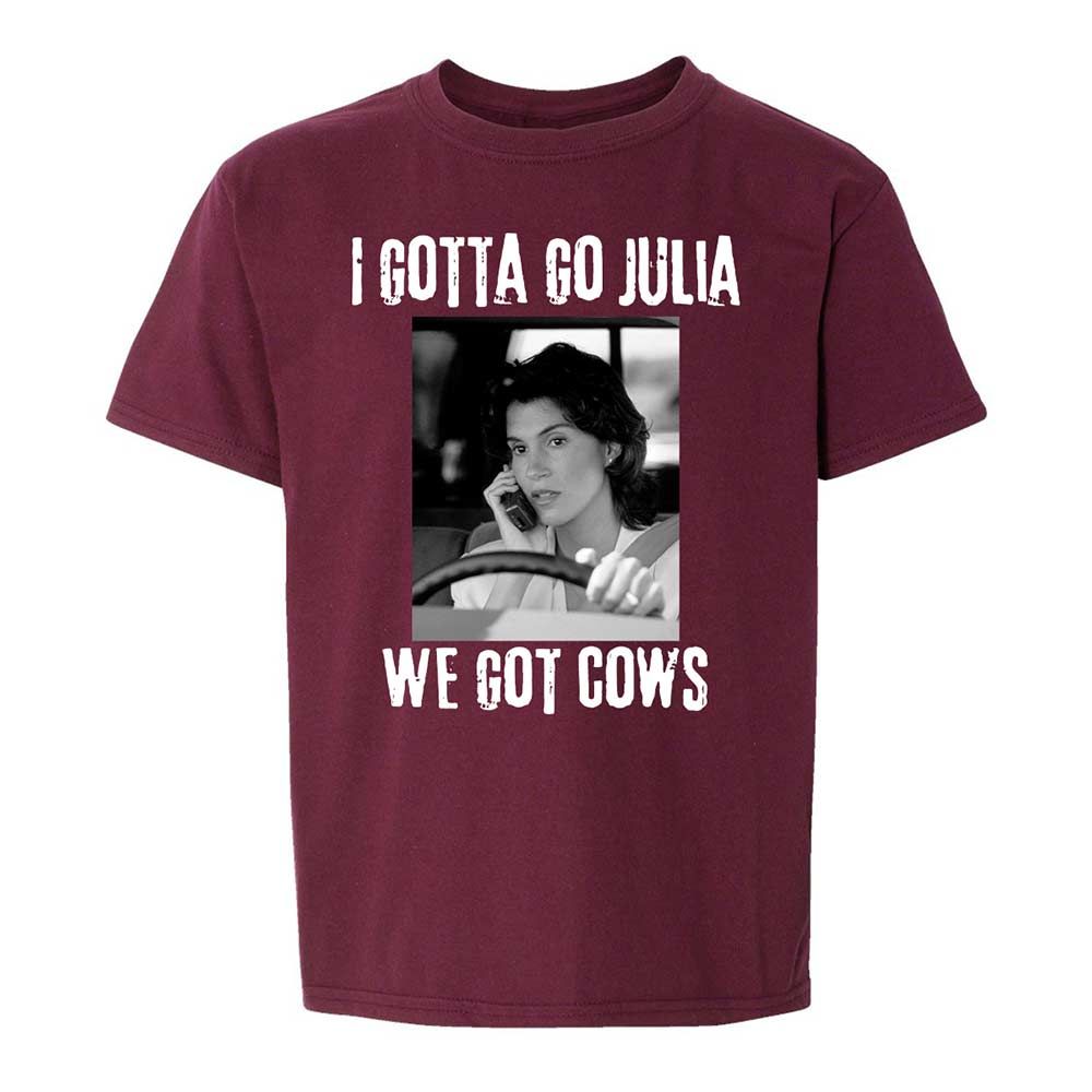 Kids T-Shirt - 4UYK1B9S - Maroon - 14