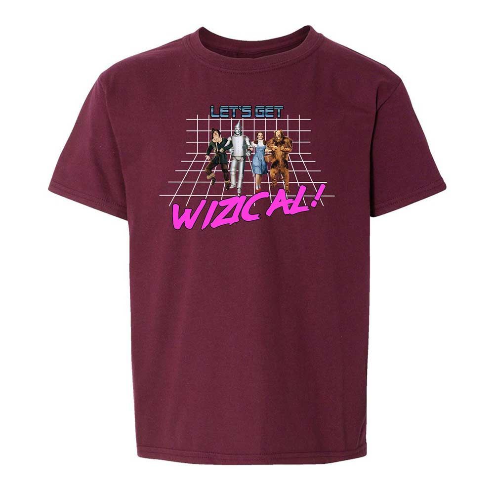 Kids T-Shirt - KR1S8ZW6 - Maroon - 14