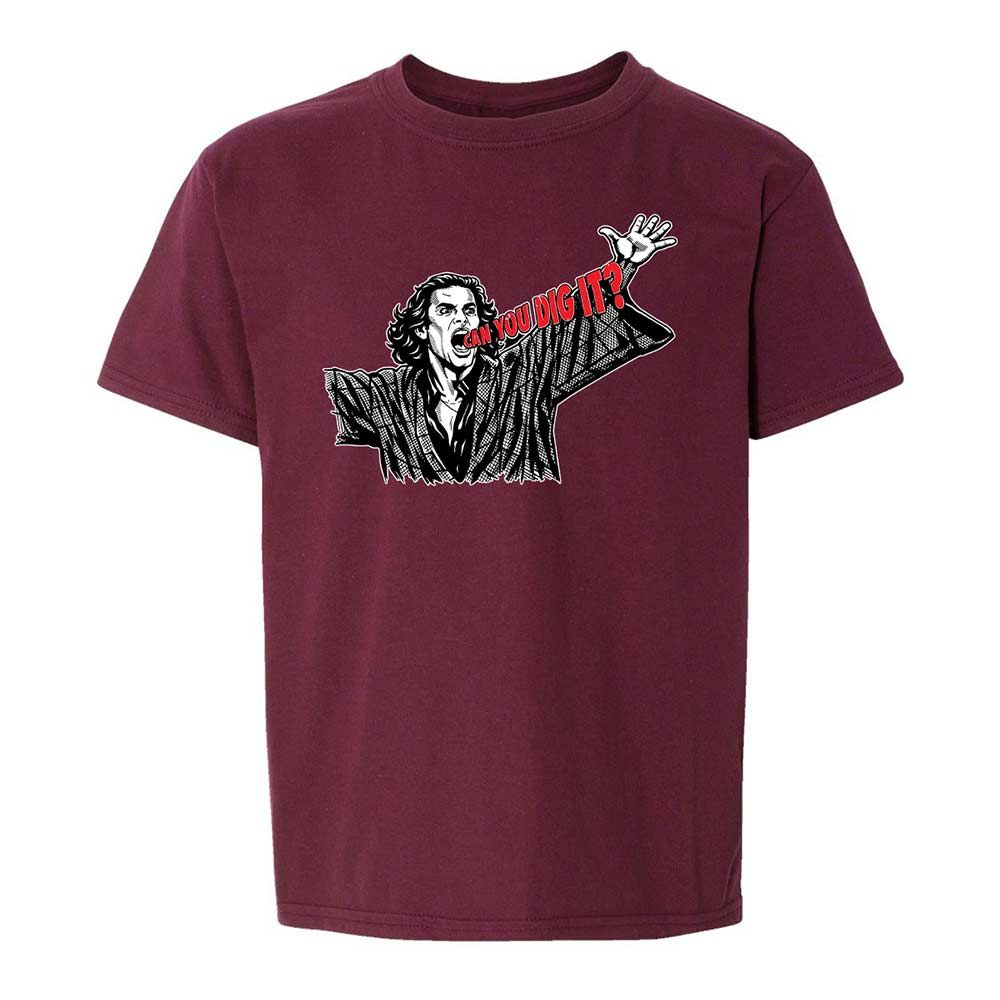Kids T-Shirt - Q9ZRDMRP - Maroon - 14