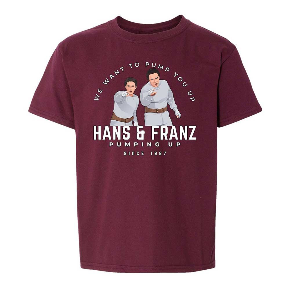 Kids T-Shirt - SH4LRB66 - Maroon - 14