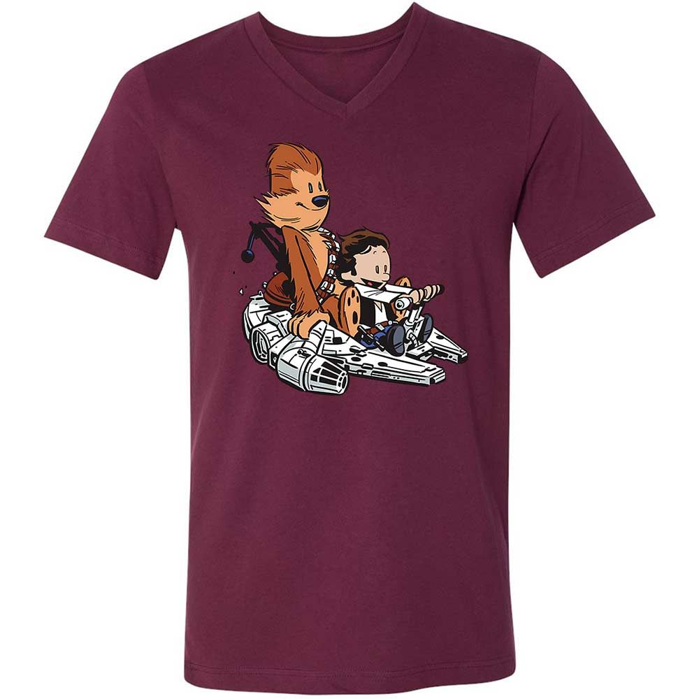 Han and Chewie - Maroon - 14