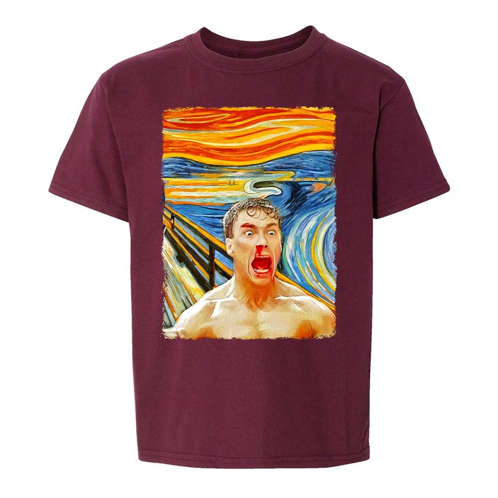 Kids T-Shirt - 8ZMP5W9E - Maroon - 14