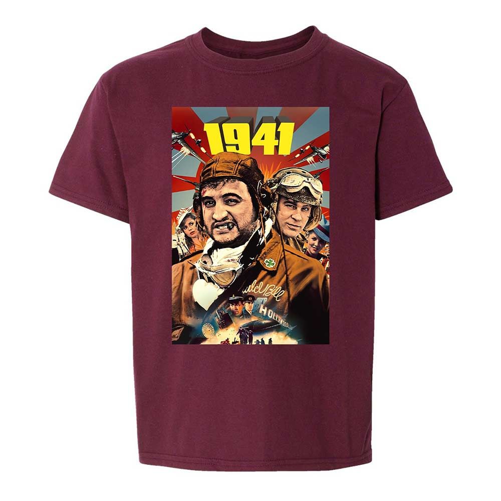 Kids T-Shirt - SAGKB7TZ - Maroon - 14