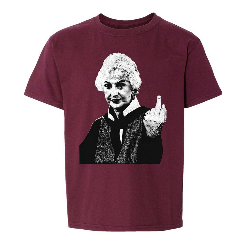 Kids T-Shirt - 9ETBRUQ6 - Maroon - 14