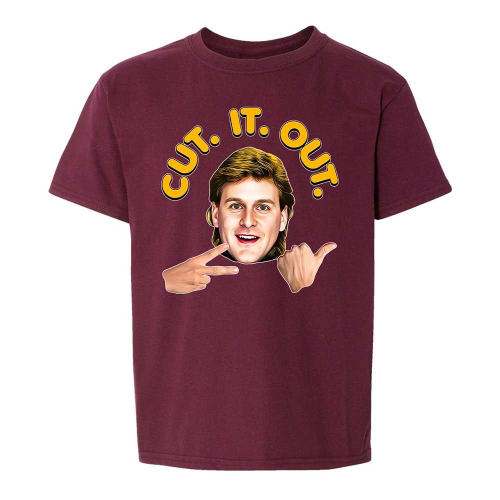 Kids T-Shirt - K7GSF81F - Maroon - 14