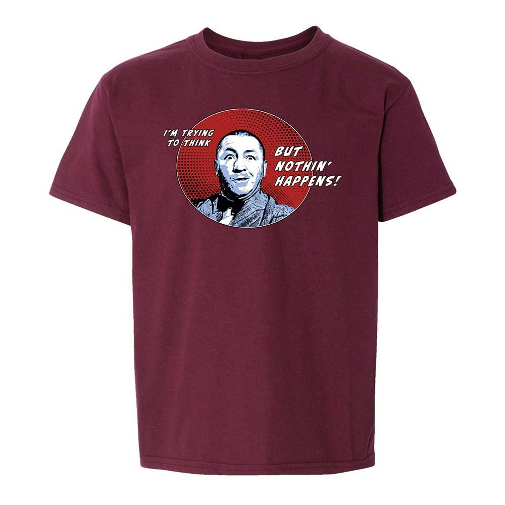 Kids T-Shirt - CQS6GXQD - Maroon - 14