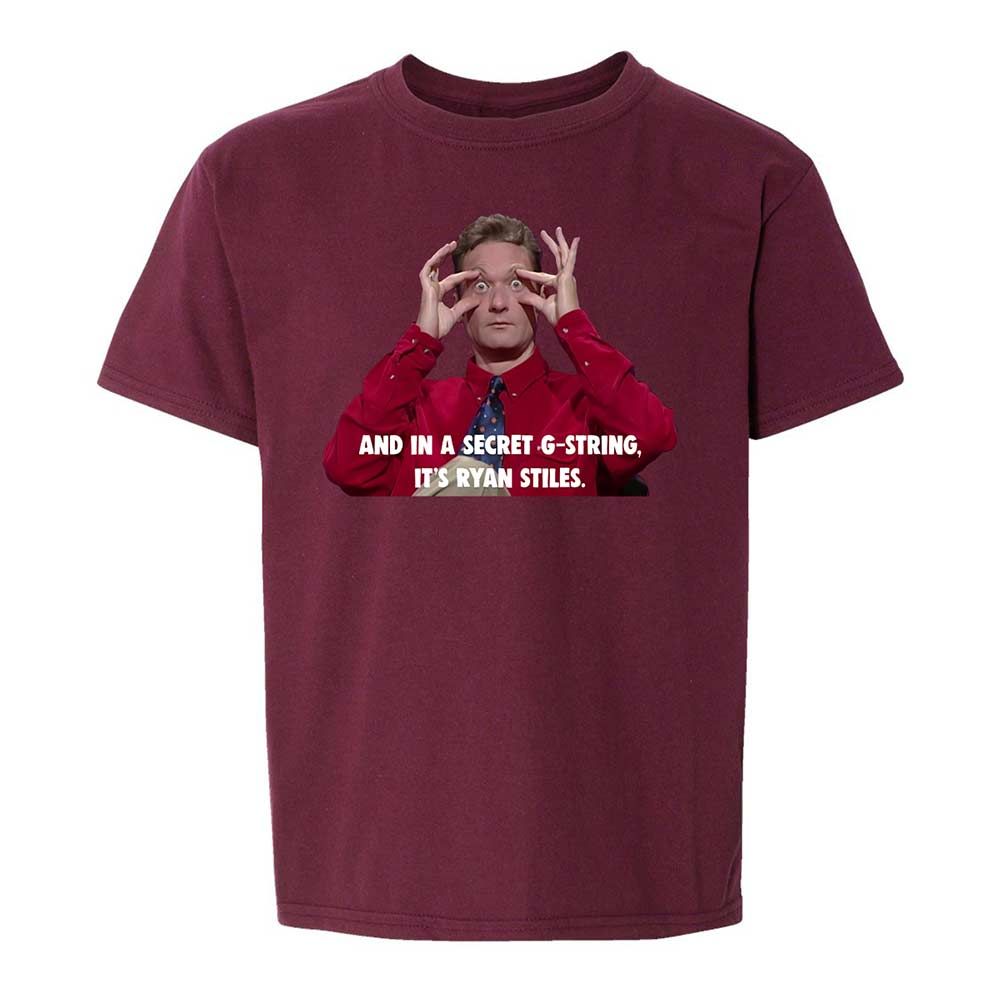 Kids T-Shirt - QYU5NNMV - Maroon - 14