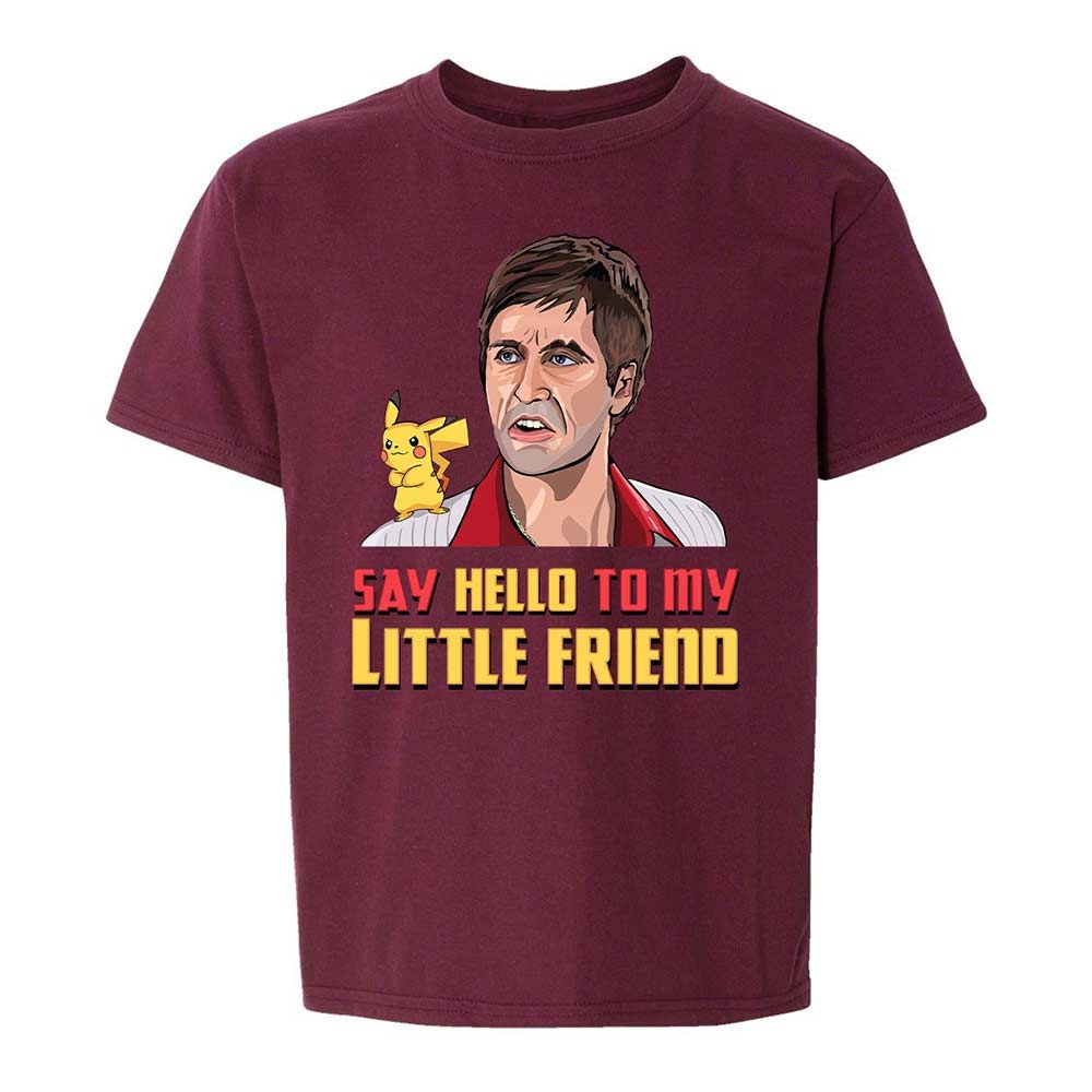 Kids T-Shirt - TJQA6KVS - Maroon - 14