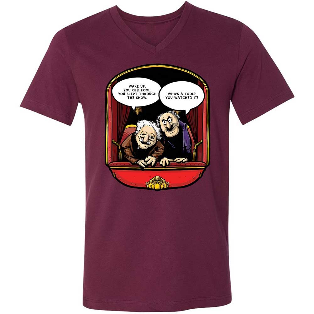 Statler and Waldorf (Wake Up) - Maroon - 14