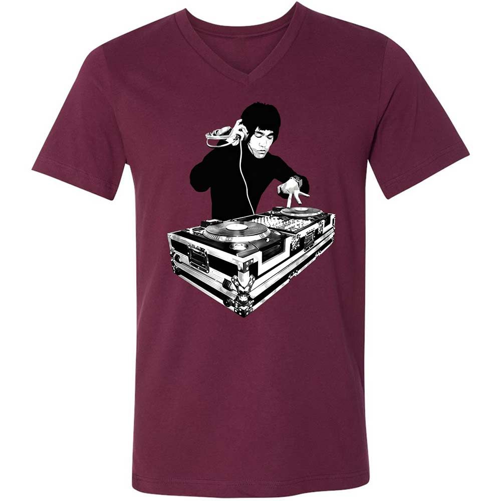 Bruce Lee DJ - Maroon - 14