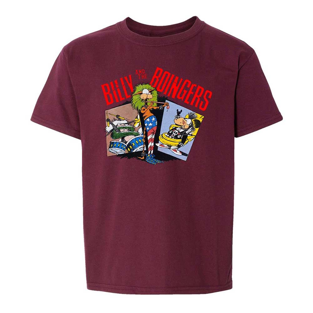 Kids T-Shirt - BQXFCKJG - Maroon - 14