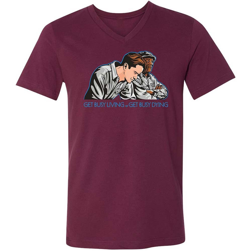 Get Busy Living - Maroon - 14