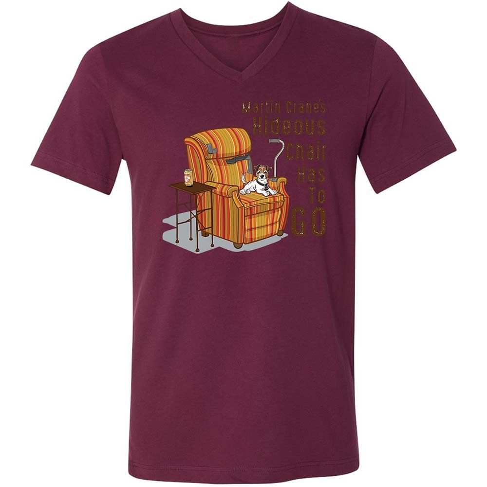 Martin Crane's Hideous Chair - Maroon - 14