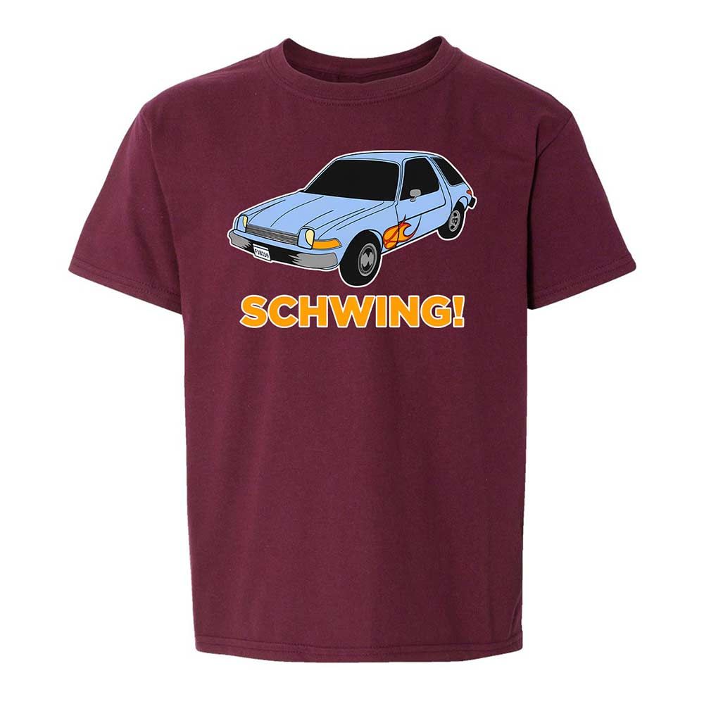 Kids T-Shirt - PLS1RTHW - Maroon - 14