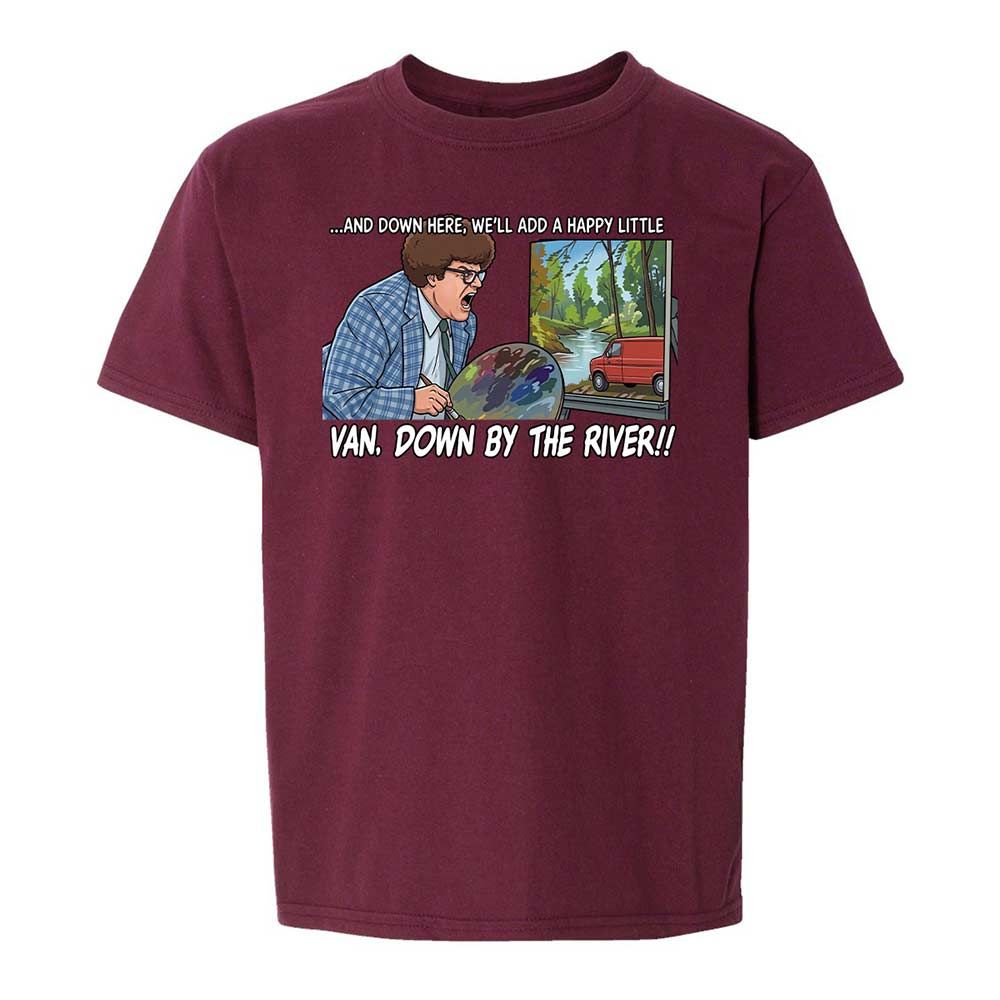Kids T-Shirt - N3LNLX8H - Maroon - 14