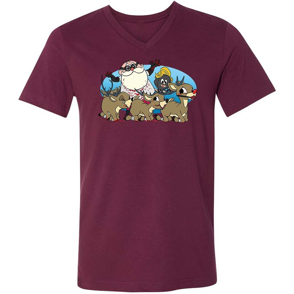 Santapede Greeting - Maroon - 14