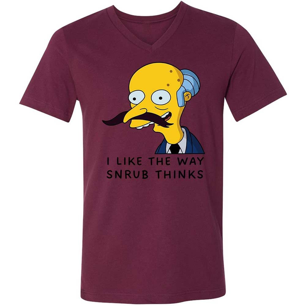 I Like the Way Snrub Thinks - Maroon - 14